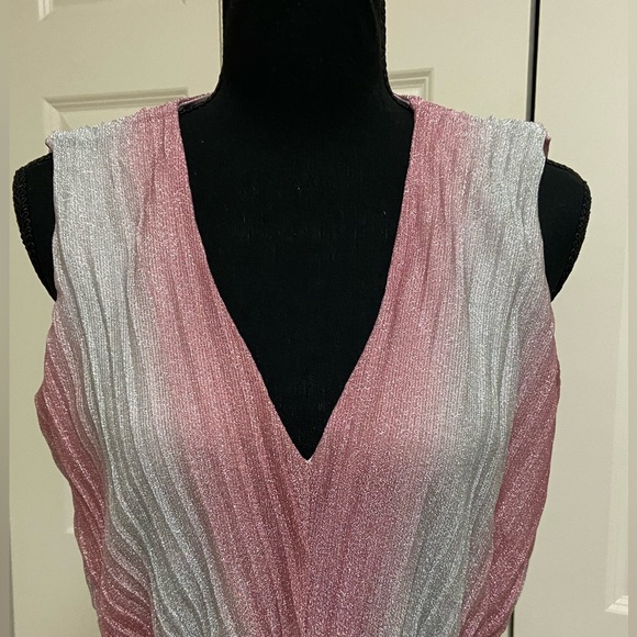 Danny & Nicole - Sleeveless Striped Midi Fit + Flare Dress (NWT) - Picture 2 of 6